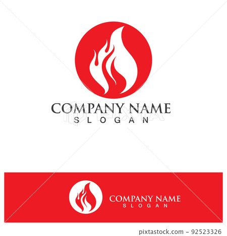 Fire Logo Template Flame Symbol Icon Vector Fire Logo Template Flame Symbol Icon Vector 92523326