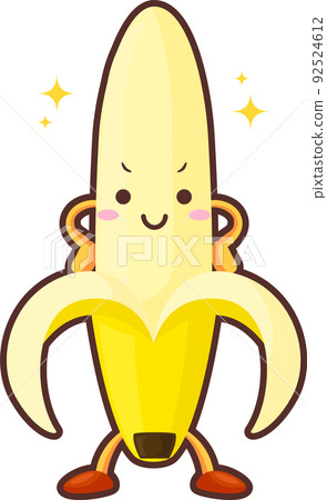 擅長的可愛香蕉角色的插圖 92524612
