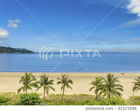 Da Nang, Vietnam Landscape of My Khe Beach with blue sea 92525896
