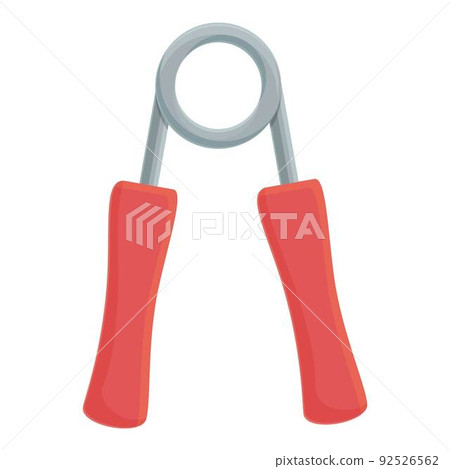 Muscular espander icon cartoon vector. Hand exercise. Sport trainer 92526562