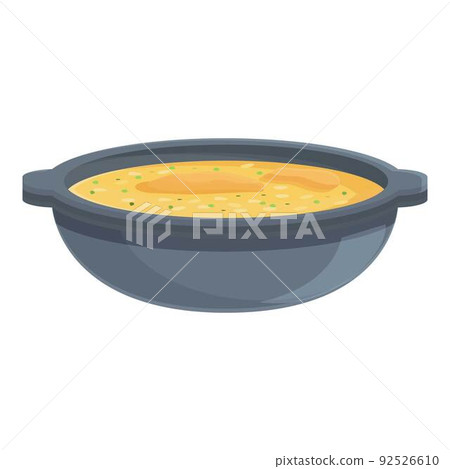 Cheese soup icon cartoon vector. Portugal food. Cuisine meal 92526610