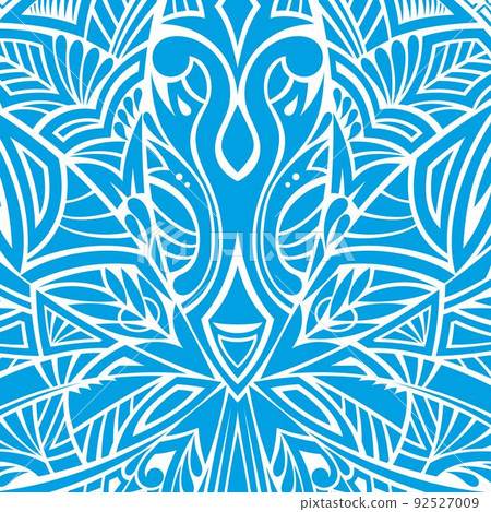 Blue Floral decorative wallpaper. Blue Floral decorative wallpaper. 92527009