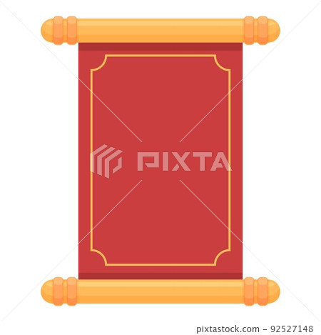 Scroll design icon cartoon vector. Chinese festival. Asian greeting 92527148