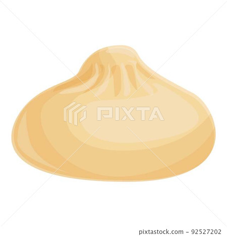 Bread baozi icon cartoon vector. Dao bun. Asian steam 92527202