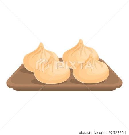 Baozi dumpling icon cartoon vector. Bao bun. Asian steam 92527234
