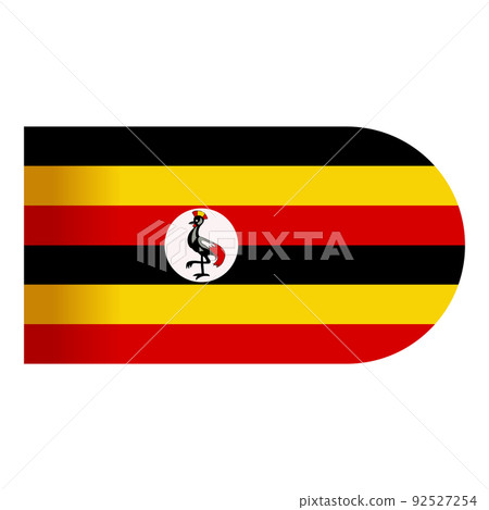 Uganda stand flag icon cartoon vector. National heroes. Africa republic 92527254