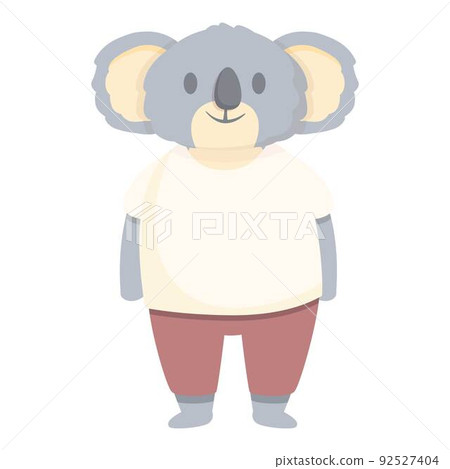 Koala student icon cartoon vector. Cute bear.... - Stock Illustration ...