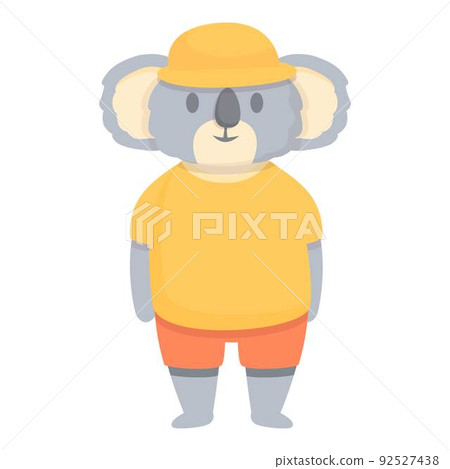 Koala in casual cloth icon cartoon vector. Australian baby. Child tree 92527438