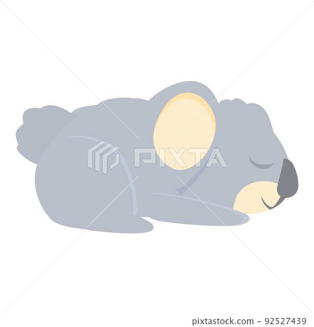 Sleeping koala icon cartoon vector. Cute bear. Australian baby 92527439