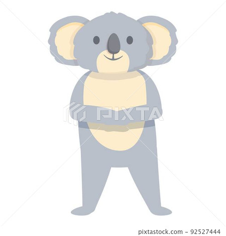 Koala ready to play icon cartoon vector. Cute animal. Australian baby Koala ready to play icon cartoon vector. Cute animal. Australian baby 92527444