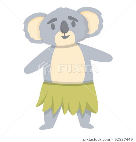 Koala dancing icon cartoon vector. Cute bear. Australia baby 92527449