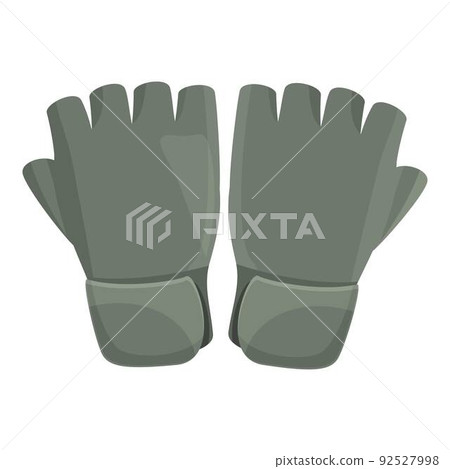 Pair gloves icon cartoon vector. Hand safety. Work protection 92527998