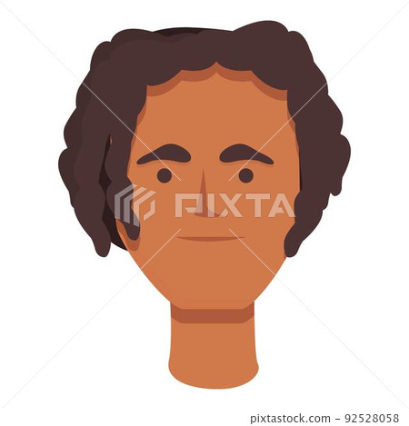 Dreadlocks icon cartoon vector. African man. Afro boy Dreadlocks icon cartoon vector. African man. Afro boy 92528058