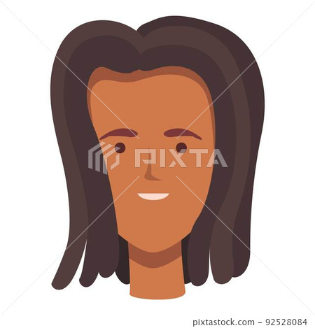 Fashion hairstyle icon cartoon vector. African hair. Afro style 92528084