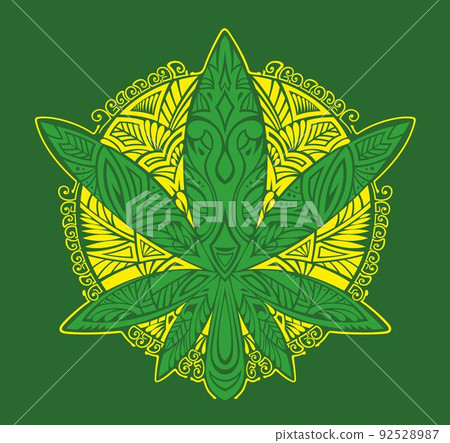 Canabis leaf, design element Canabis leaf, design element 92528987
