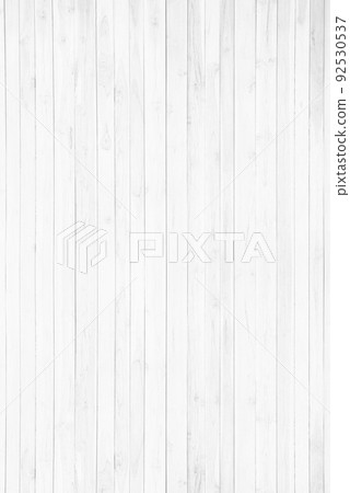 White gray wood color texture horizontal for background. Surface light clean of table top view. Natural patterns for design art work and interior or exterior. Grunge old white wood board wall pattern. 92530537