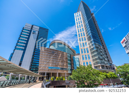 日本川崎城市景觀，如川崎車站廣場和川崎木座 92532253