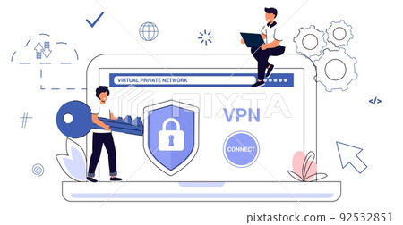 VPN Service Concept Virtual private network App for secure connection VPN Service Concept Virtual private network App for secure connection 92532851