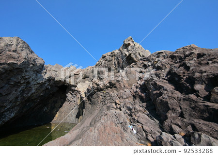 fang-duck, 海岸, 海灘, 懸崖, 懸崖, 岩石, 熔岩, 海, 92533288