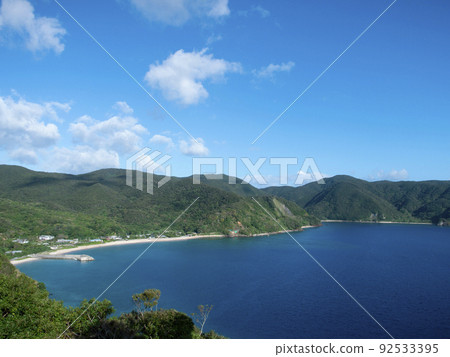 Sukomo coast panoramic view, Sukomo village, Kakeromajima 92533395
