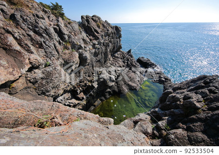 fangfish, coast, beach, Jeju, Seogwipo, coast, cliff, cliff, lava, rock, sea, pine, fangfish, coast, beach, Jeju, Seogwipo, coast, cliff, cliff, lava, rock, sea, pine, 92533504