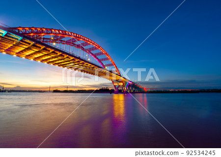 Hoang Van Thu bridge in Hai Phong, Vietnam. Hoang Van Thu bridge in Hai Phong, Vietnam. 92534245