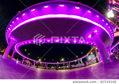 Hoang Van Thu bridge in Hai Phong, Vietnam. 92534248