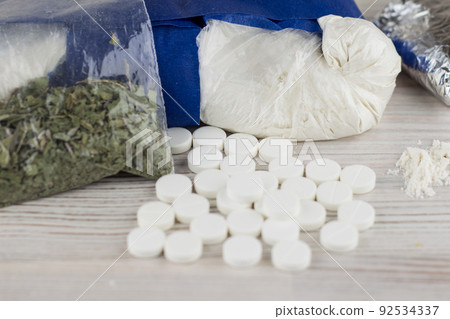 a suspected drug trafficking - cocaine, heroin, spice, etc - many a suspected drug trafficking - cocaine, heroin, spice, etc - many 92534337