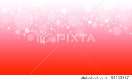 Illustration material of white glitter against a background of red gradient 92535887
