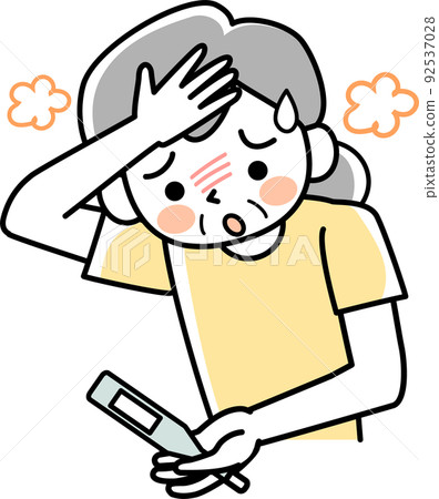 發燒的高級女性 92537028