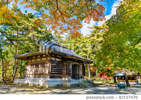 岩手縣平泉町秋色的毛越寺-海山道- 岩手縣平泉町秋色的毛越寺-海山道- 92537470