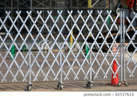 施工現場腳輪門圖片 施工現場腳輪門圖片 92537628