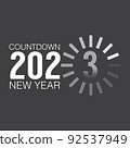 Loading Of 2023 Countdown Vector Illustration. 92537949