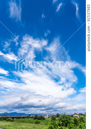 Dynamic summer sky 92537985