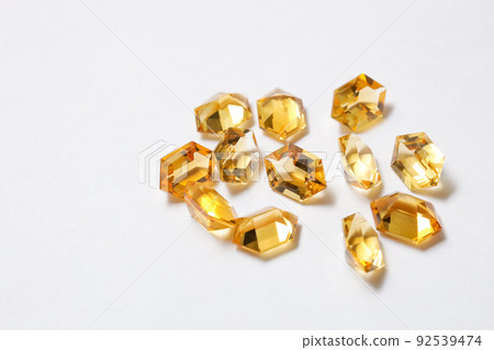 Multiple hexagonal citrine 92539474
