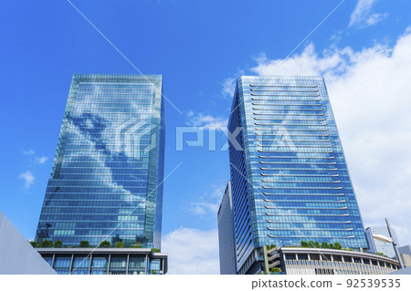 Grand Front Osaka Summer blue sky front 92539535