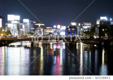 Night view of Nakasu Night view of Nakasu 92539951