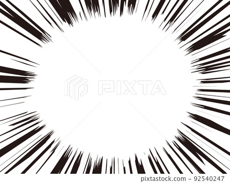 集中線4（主線黑色） 92540247