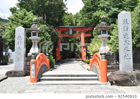 Torii and entrance of Kumano Hayatama Taisha Shrine Torii and entrance of Kumano Hayatama Taisha Shrine 92540910