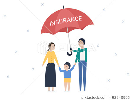 Illustration material of life insurance to protect the family Illustration material of life insurance to protect the family 92540965