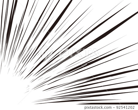 集中線5(黑色) 集中線5(黑色) 92541202