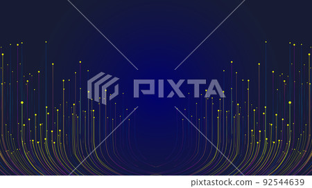 Colorful dots and lines form the background of internet technology big data Colorful dots and lines form the background of internet technology big data 92544639