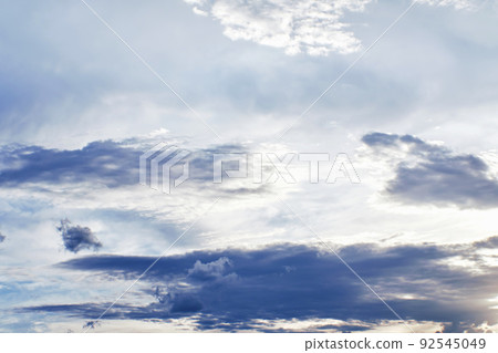 Beautiful sky with clouds background Beautiful sky with clouds background 92545049