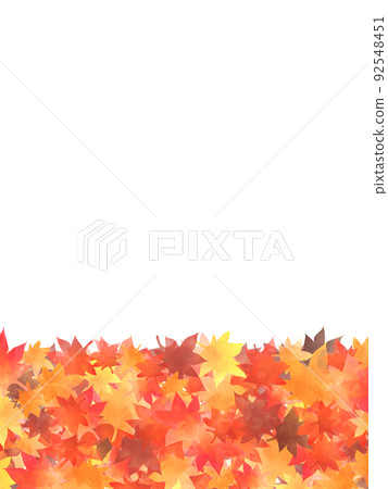 Stacked maple leaves (vertical) 92548451