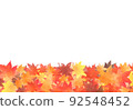 Stacked maple leaves (horizontal) 92548452