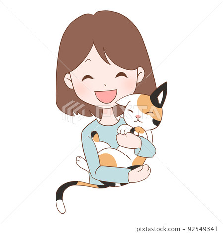 Play with a cat 92549341