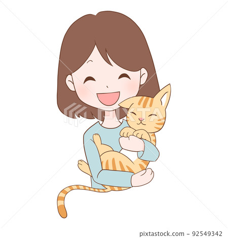 Play with a cat 92549342