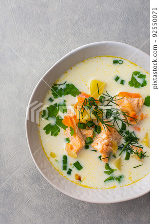 Salmon fish soup Salmon fish soup 92550071