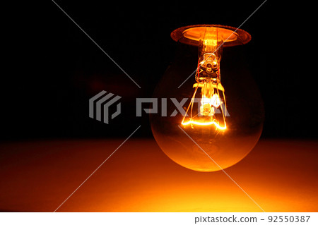 bulb lamp closeup 92550387
