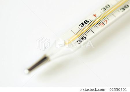 thermometer closeup on white thermometer closeup on white 92550501